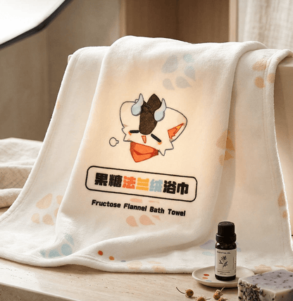 Changed Puro Collaboration, Flannel Bath Towel - TOY-PLU-1535E02 - Fructose Variety Shop - 42shops