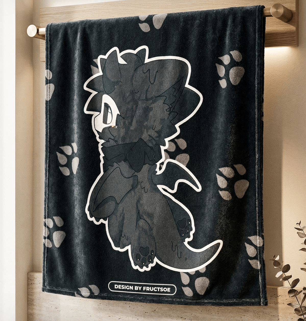 Changed Puro Collaboration, Flannel Bath Towel - TOY-PLU-1535E04 - Fructose Variety Shop - 42shops