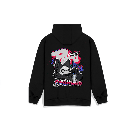 Changed Puro Cotton Hoodie Graffiti Hoodie (2XL 3XL L M S XL) 42077:734004