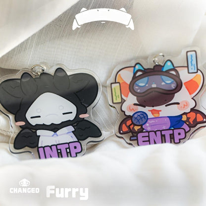 Changed Puro IP Collab Keychain, MBTI 16 Personalities - TOY-ACC-96902 - Fructose Variety Shop - 42shops