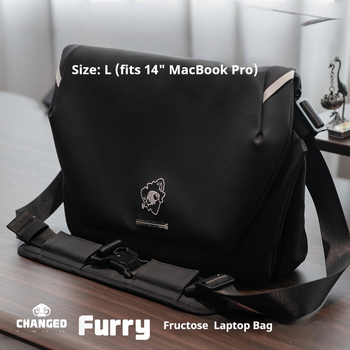 Changed Puro Nylon Laptop Bag, Black & White - TOY-ACC-990E04 - Fructose Variety Shop - 42shops