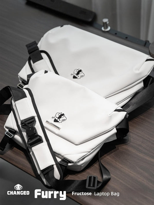 Changed Puro Nylon Laptop Bag, Black & White - TOY-ACC-990E05 - Fructose Variety Shop - 42shops