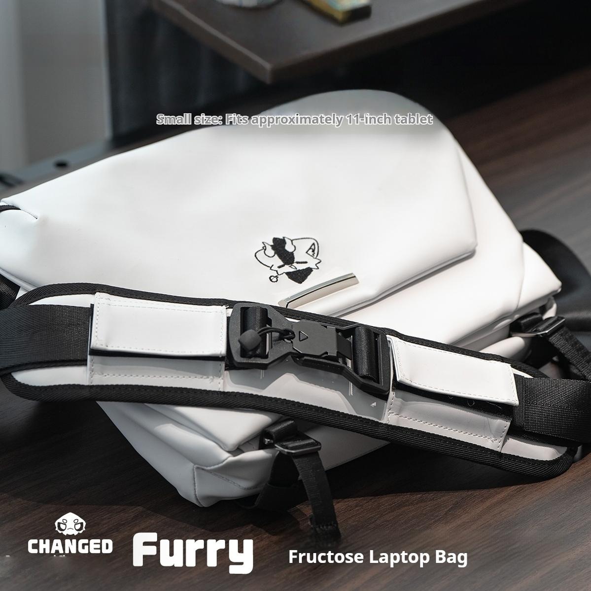 Changed Puro Nylon Laptop Bag, Black & White - TOY-ACC-990E01 - Fructose Variety Shop - 42shops