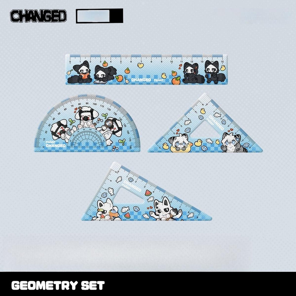 Changed Puro Shark K Printed 4pcs Acrylic Ruler Set – 42shops