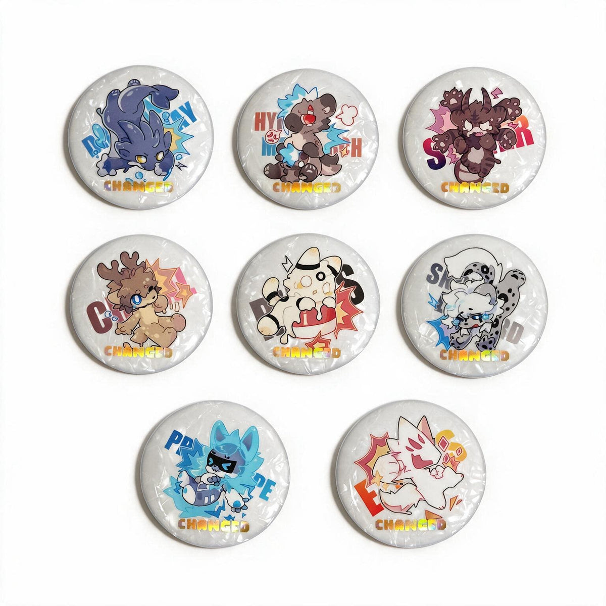 Changed SP Double Flash Badge,Multiple Characters - TOY-ACC-1004E09 - CHANGED - 42shops