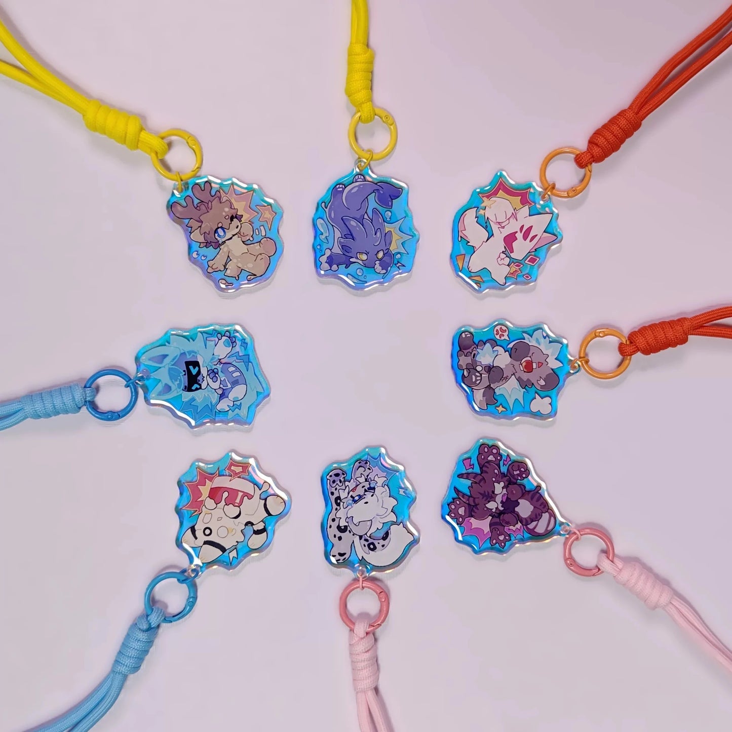 Changed SP Holographic Acrylic Keychain Charm Set - TOY-ACC-997E01 - CHANGED - 42shops