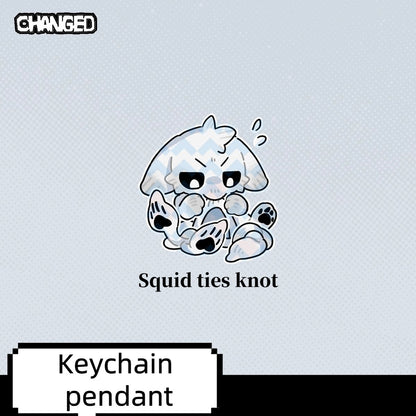 Changed Squid Dog Acrylic Keychain Furry Pendant 39462:632565