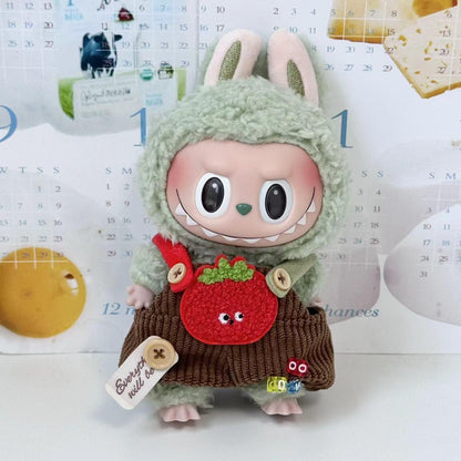 Cotton Doll Clothes Cocoro Little Monster Fruit Overalls - TOY-ACC-79205 - Uchuuu Store - 42shops