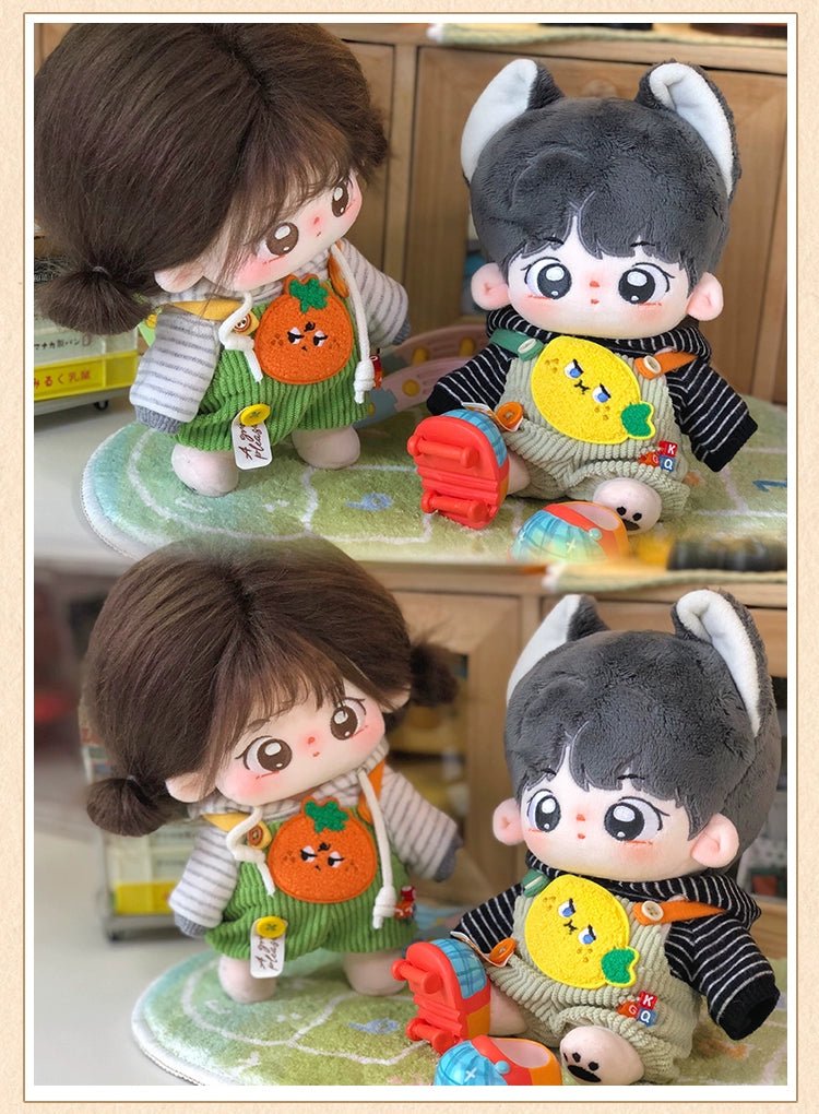 Cotton Doll Clothes Cocoro Little Monster Fruit Overalls - TOY-ACC-79210 - Uchuuu Store - 42shops