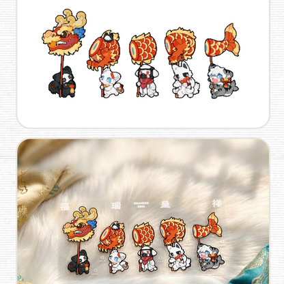 Chinese New Year Changed Merch Set, Puro, Colin, and Shark 44667:817863