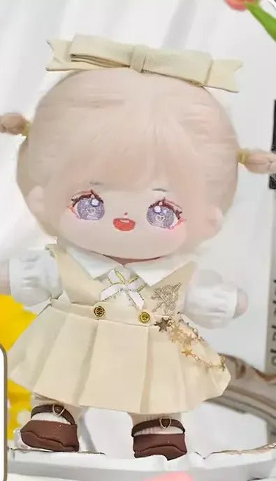 Double Horsetail Blonde Naked Cotton Doll 20cm - TOY - PLU - 103004 - Forest Animation - 42shops