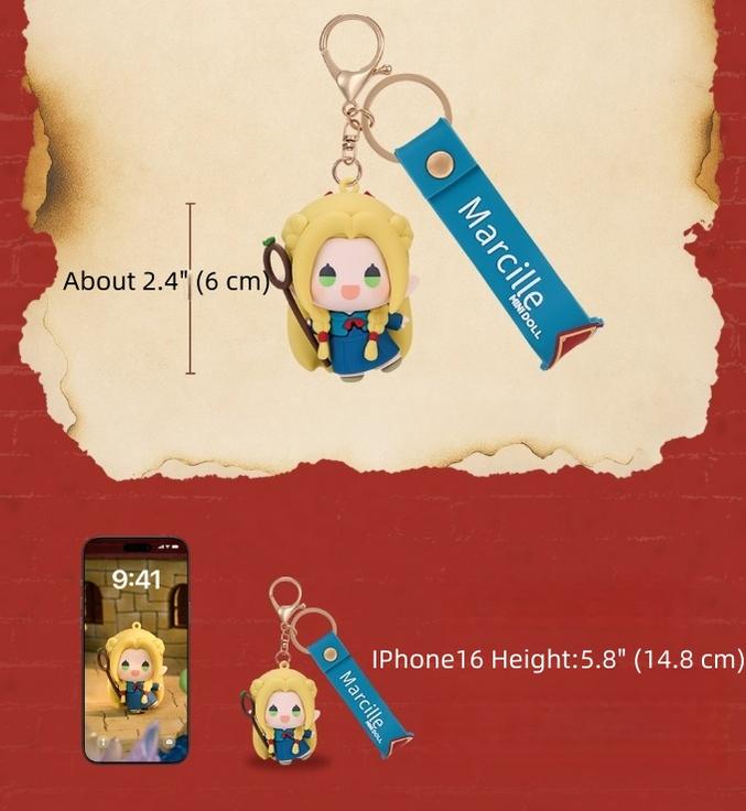 Dungeon Meshi Official Keychain, Detachable Pendant - TOY-ACC-97801 - MiniDoll - 42shops