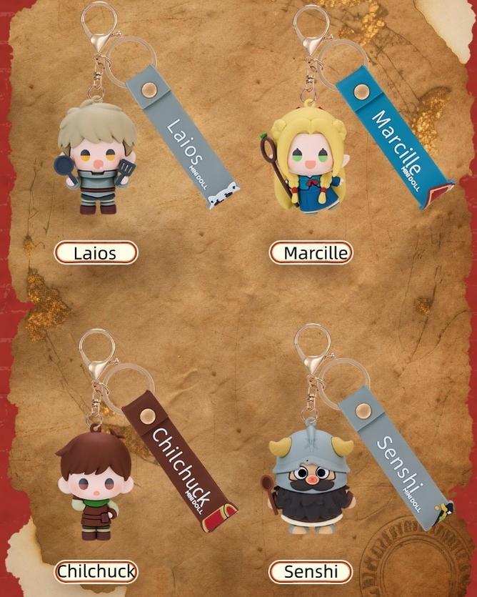 Dungeon Meshi Official Keychain, Detachable Pendant - TOY-ACC-97801 - MiniDoll - 42shops