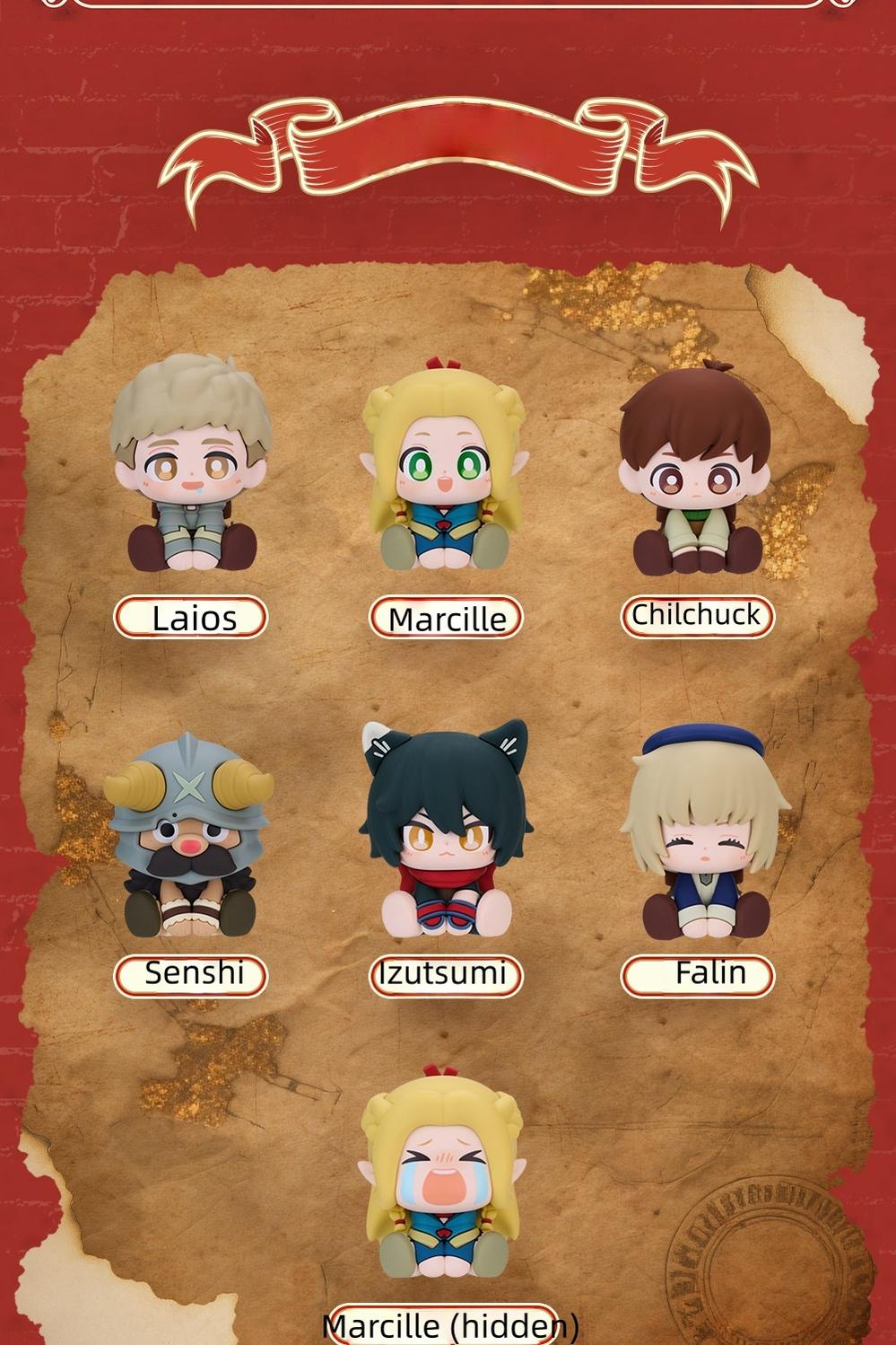 Dungeon Meshi Official Mystery Box, Cute PVC Standee - TOY-ACC-97601 - MiniDoll - 42shops