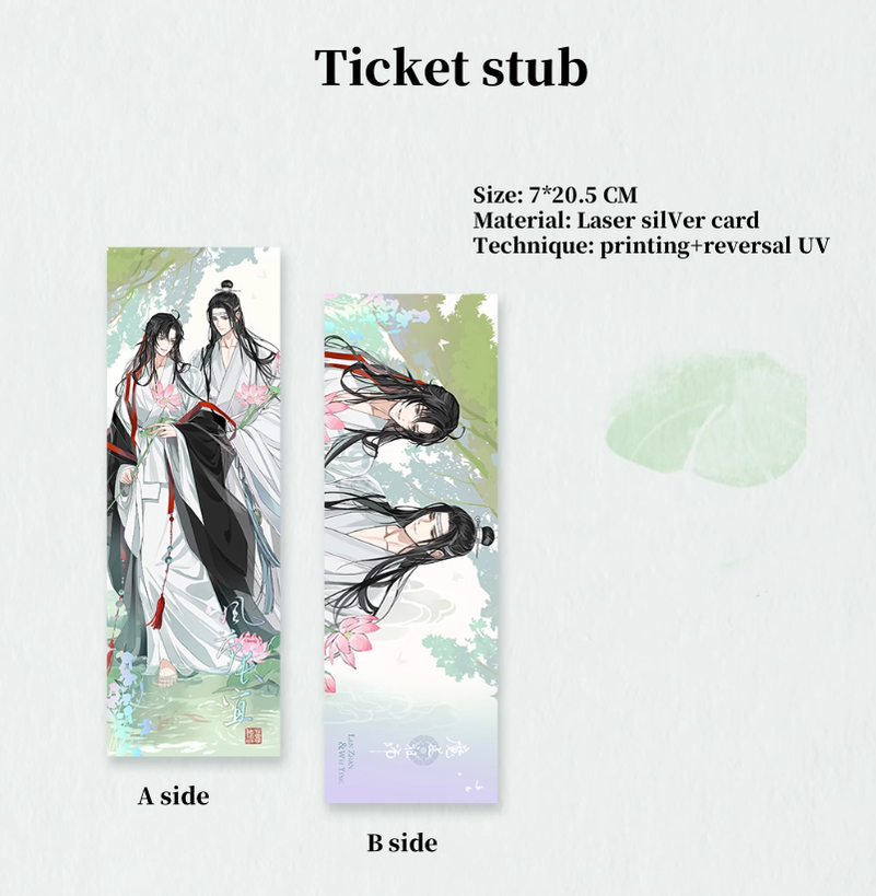 Mo Dao Zu Shi Themed Standees Color Paper Laser Tickets 40202:660428