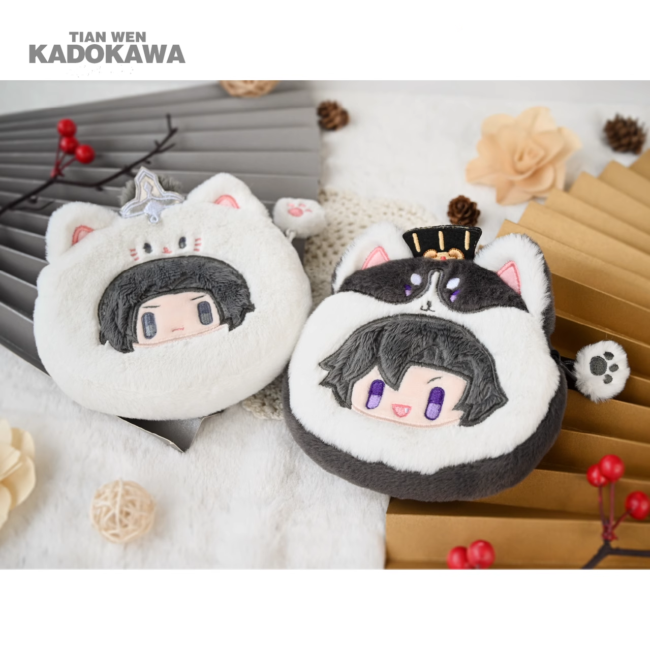 2Ha Anime-themed Plush Purse Cute Storage Bag 40496:661368