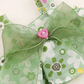 10cm Pink Yellow Green Cotton Doll Clothes Floral Dress