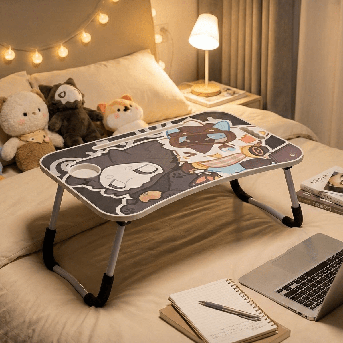 Foldable Bed Desk, Changed Puro & Fructose Collab - TOY-ACC-980E01 - Fructose Variety Shop - 42shops