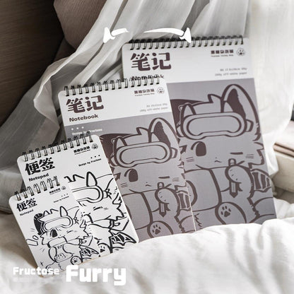 Fructose Variety Shop Furry - Themed Coil Notebooks - TOY-ACC-97703 - Fructose Variety Shop - 42shops