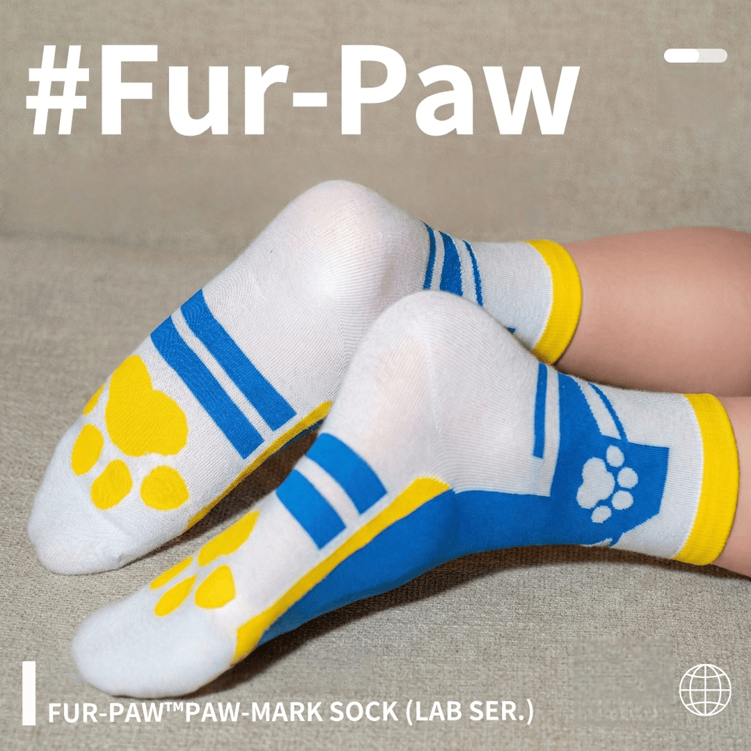 Fur - Paw Paw - Printed Socks, Furry Ankle Socks - TOY-ACC-989E04 - FurPaw - 42shops