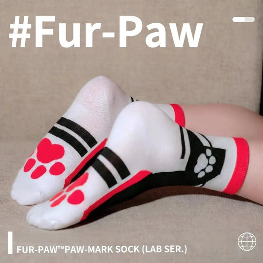 Fur - Paw Paw - Printed Socks, Furry Ankle Socks - TOY-ACC-989E01 - FurPaw - 42shops