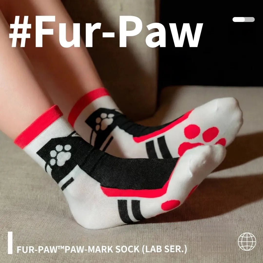 Fur - Paw Paw - Printed Socks, Furry Ankle Socks - TOY-ACC-989E01 - FurPaw - 42shops