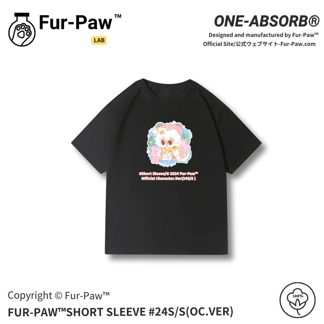 Fur Paw T - shirt Furry T - shirt Short Sleeve Cotton Top - COS - CO - 24036 - FurPaw - 42shops