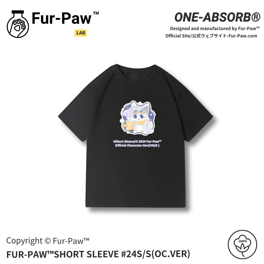 Fur Paw T - shirt Furry T - shirt Short Sleeve Cotton Top - COS - CO - 24041 - FurPaw - 42shops