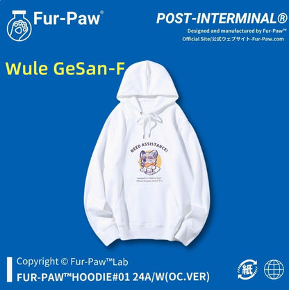 Furpaw Peripheral Hoodie Cute Hooded Sweatshirt Furry Top - COS - CO - 24112 - FurPaw - 42shops