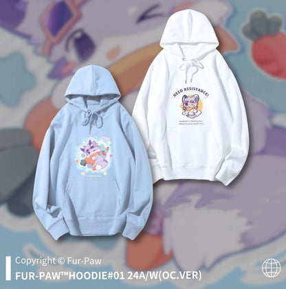 Furpaw Peripheral Hoodie Cute Hooded Sweatshirt Furry Top - COS - CO - 24109 - FurPaw - 42shops