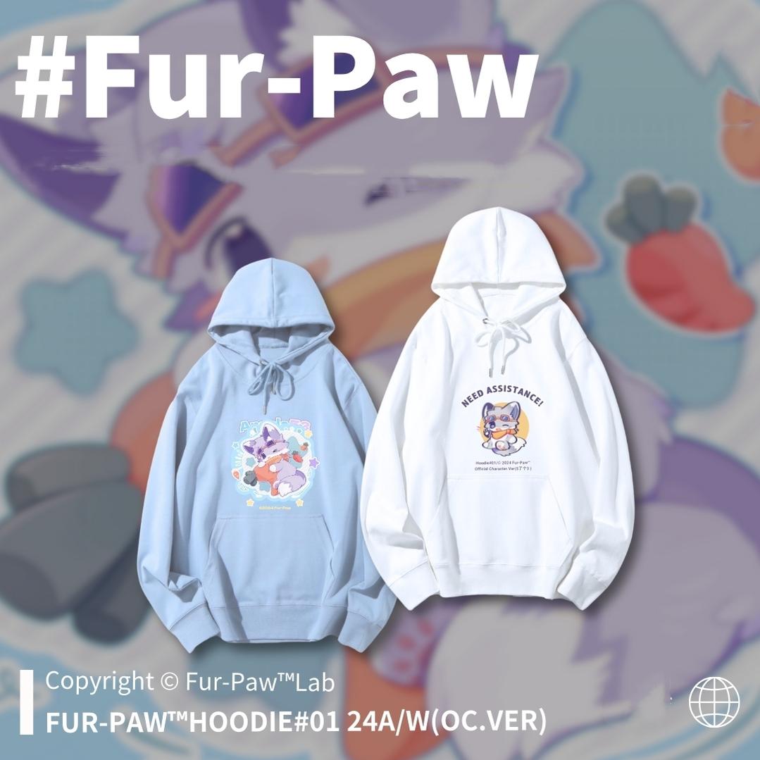 Furpaw Peripheral Hoodie Cute Hooded Sweatshirt Furry Top - COS - CO - 24109 - FurPaw - 42shops