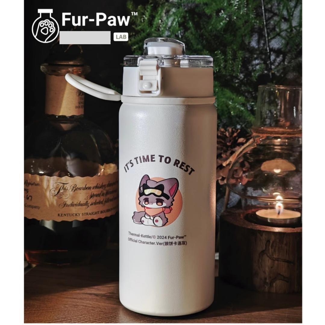 Furry Insulated Water Bottle Wolf Print - TOY - ACC - 86302 - FurPaw - 42shops