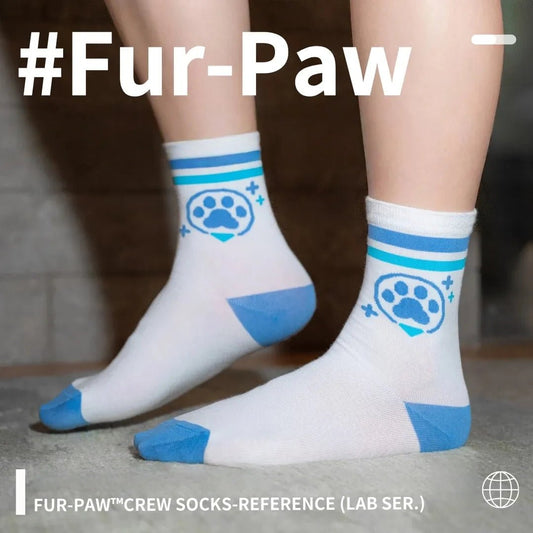 Furry Paw - Print Ankle - Length Socks, Breathable Fabric - TOY-ACC-992E04 - FurPaw - 42shops