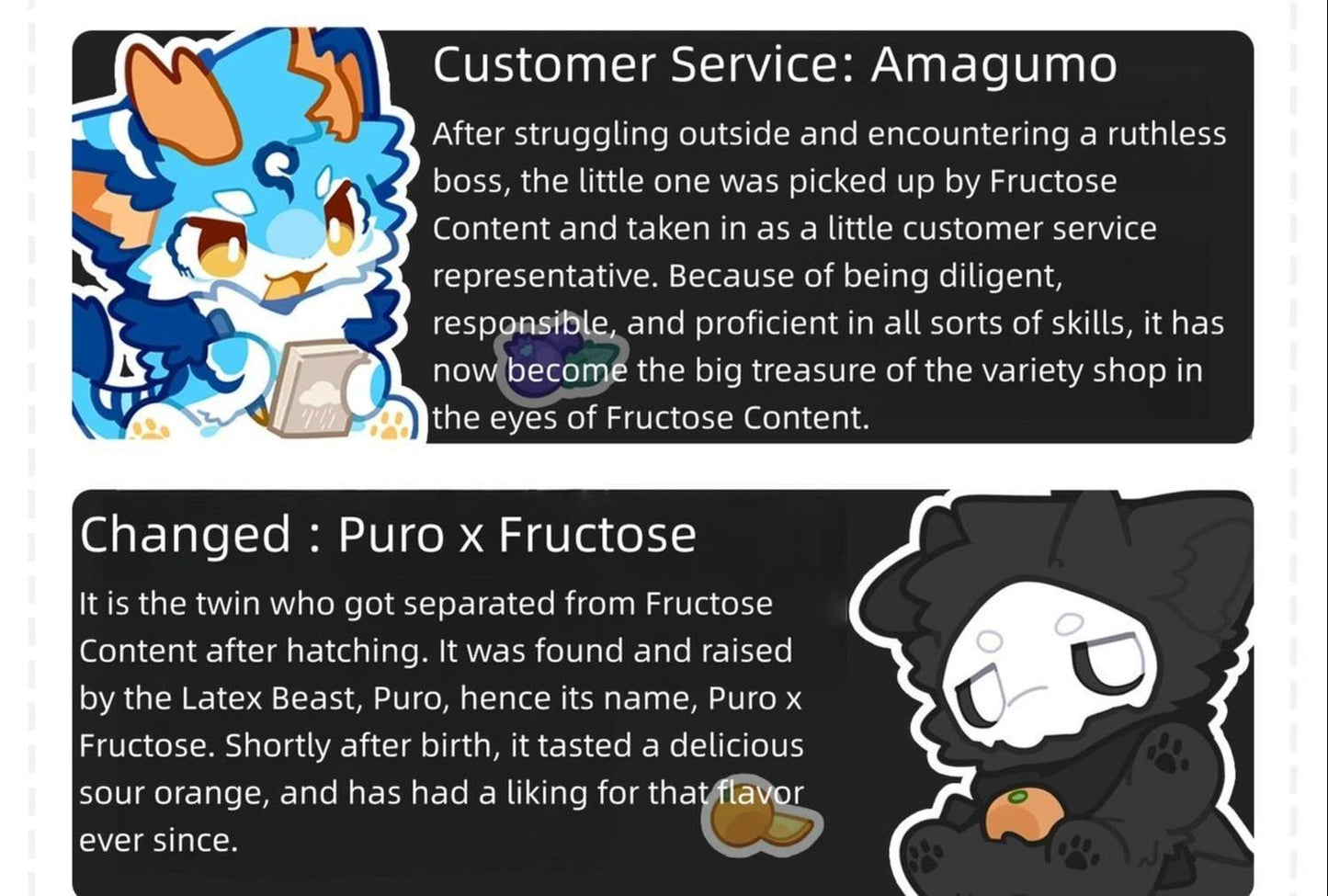 Large Mouse Pad, Fructose Content Furry Merch 45126:837504