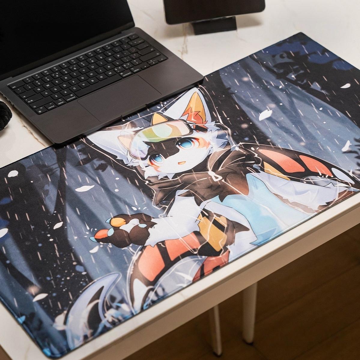 Large Mouse Pad, Fructose Content Furry Merch (Large Medium) 45126:837500