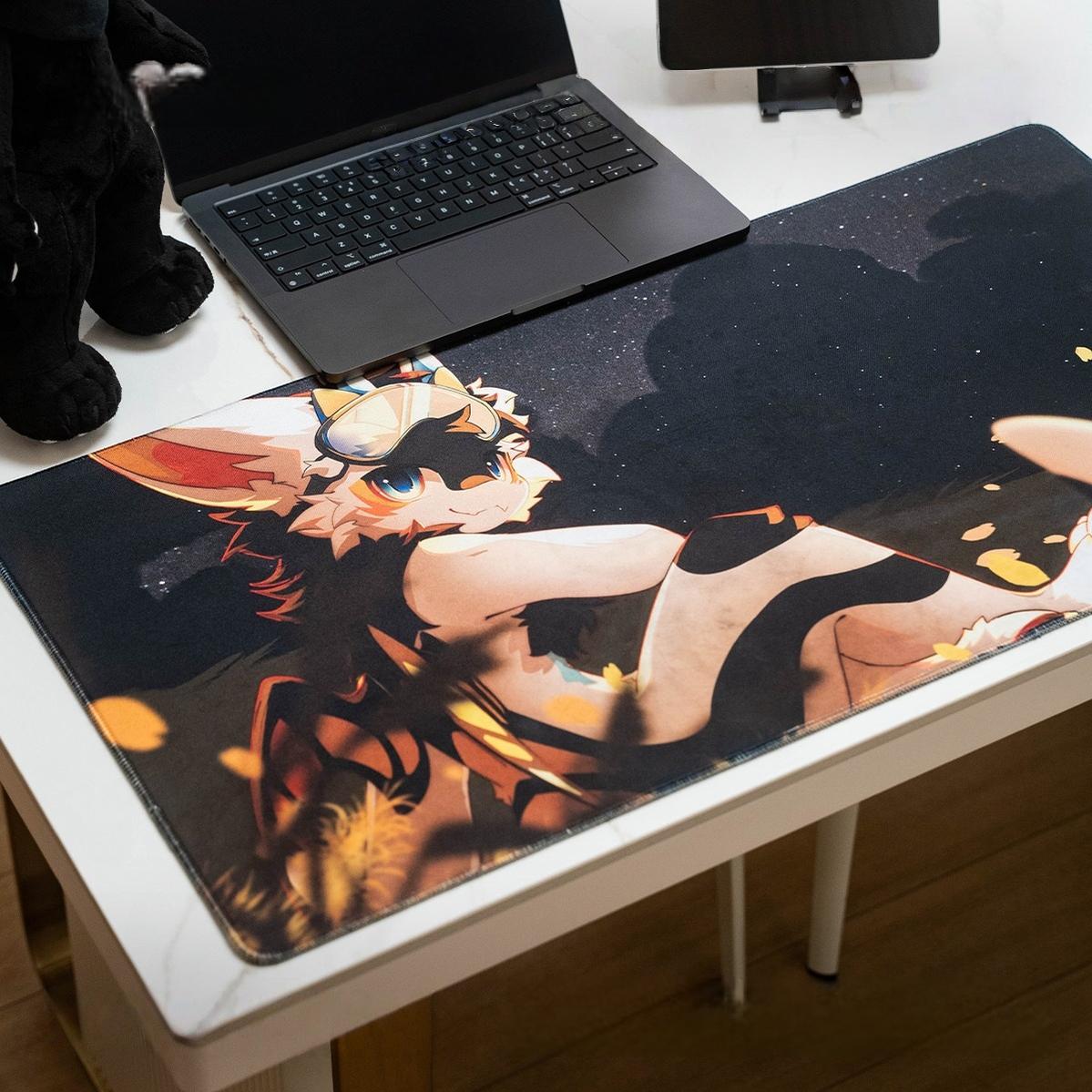 Large Mouse Pad, Fructose Content Furry Merch (Large Medium) 45126:837499