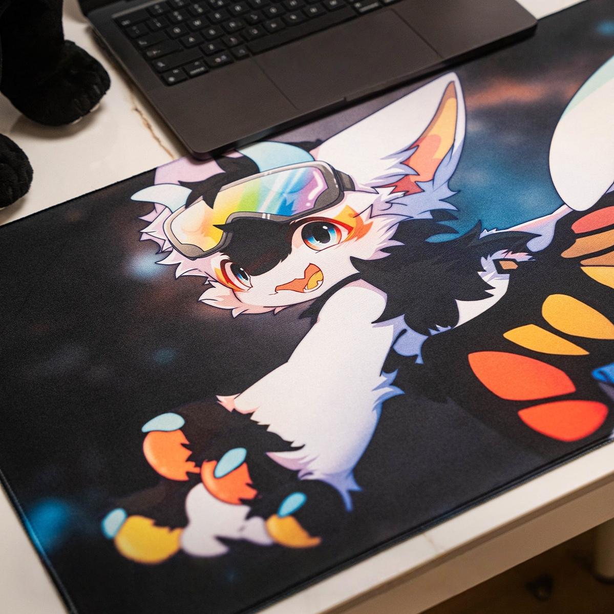 Large Mouse Pad, Fructose Content Furry Merch (Large Medium) 45126:837503