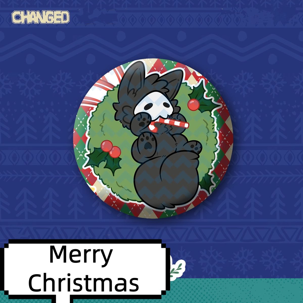 Limited Version Changed Puro Badge Christmas Dual Flash Badge 41252:691910