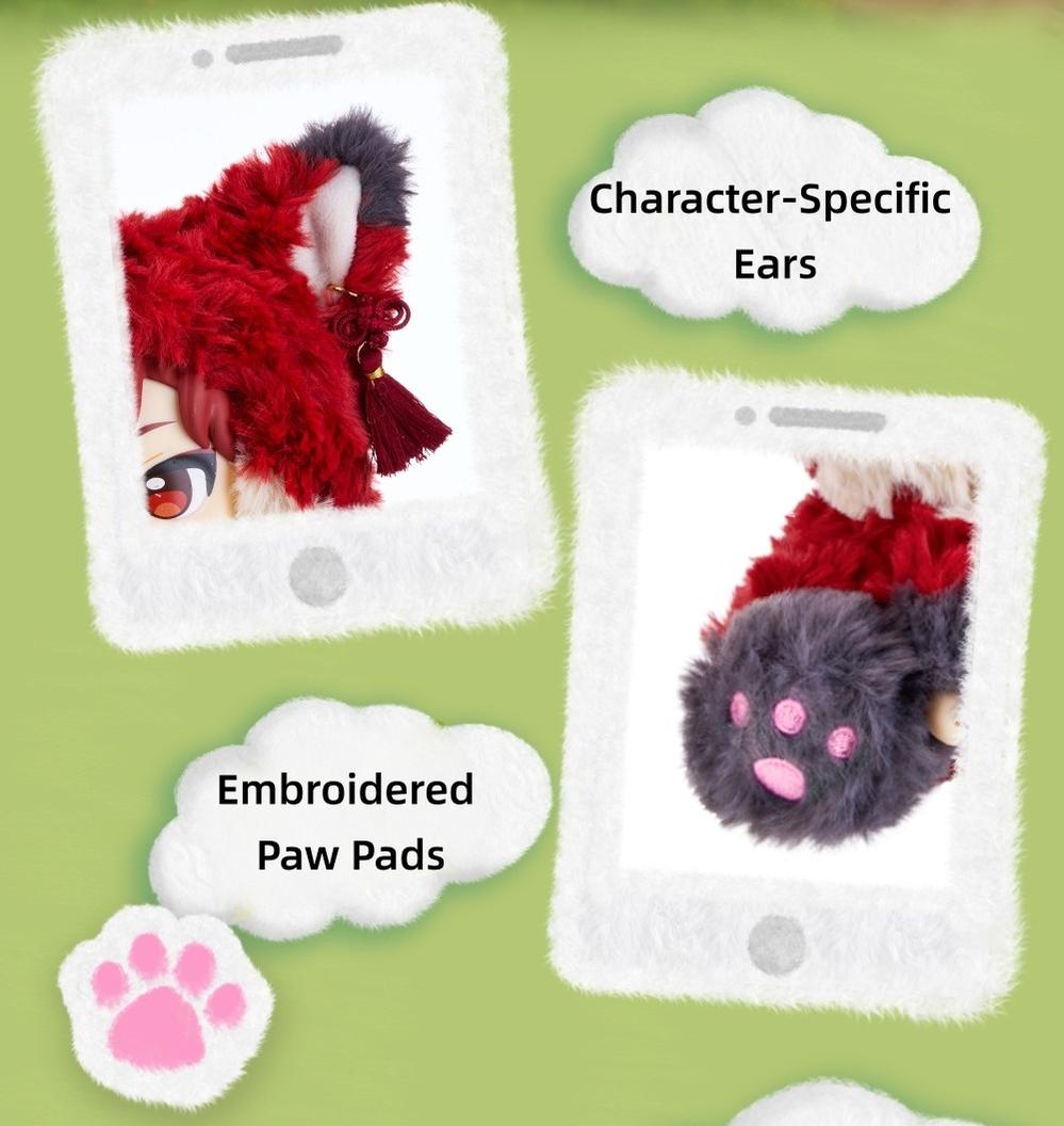 Link Click Vinyl - Faced Plush Doll, Vein, Xia Fei, and Liu Xiao - TOY-PLU-152501 - MiniDoll - 42shops