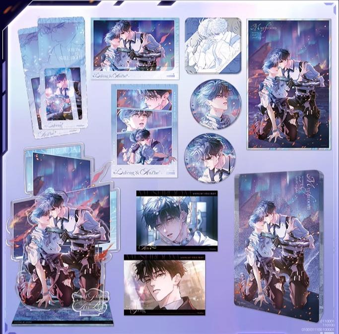 Little Mushroom Official An Zhe Lu Feng Badge Standee 43338:773758