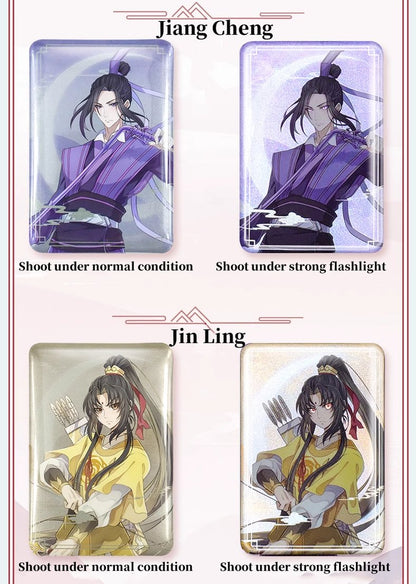 MDZS Reflective Badge Rectangular Badge - TOY - ACC - 85401 - 魔道祖师 - 42shops