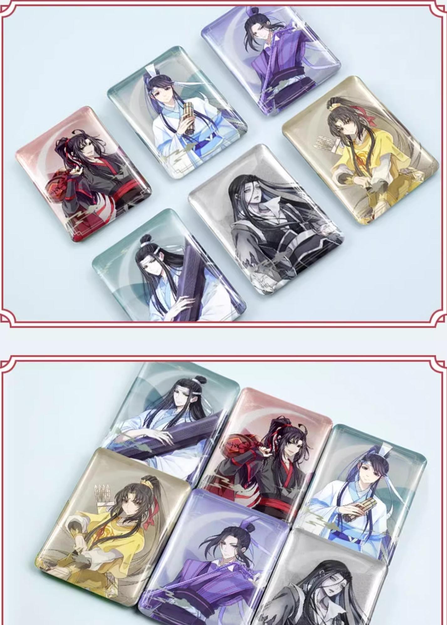 MDZS Reflective Badge Rectangular Badge - TOY - ACC - 85401 - 魔道祖师 - 42shops