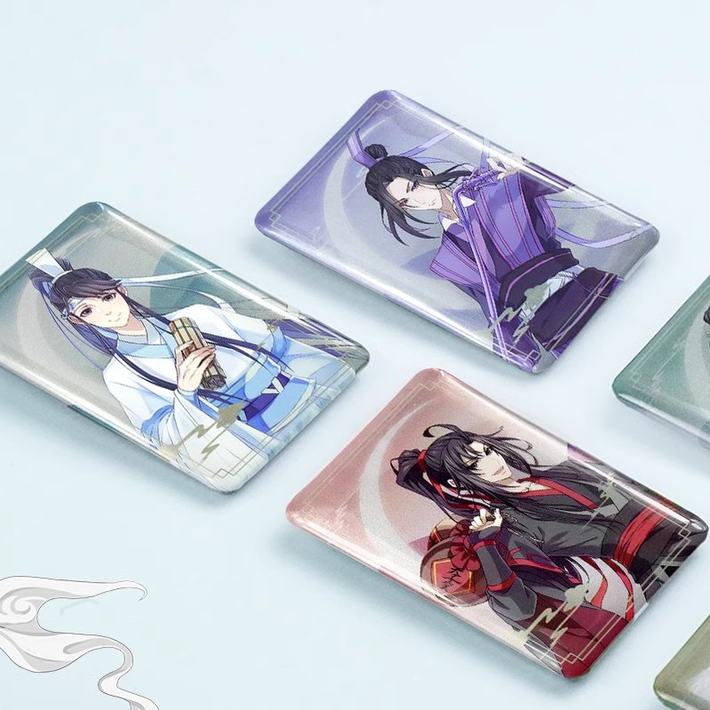 MDZS Reflective Badge Rectangular Badge - TOY - ACC - 85401 - 魔道祖师 - 42shops