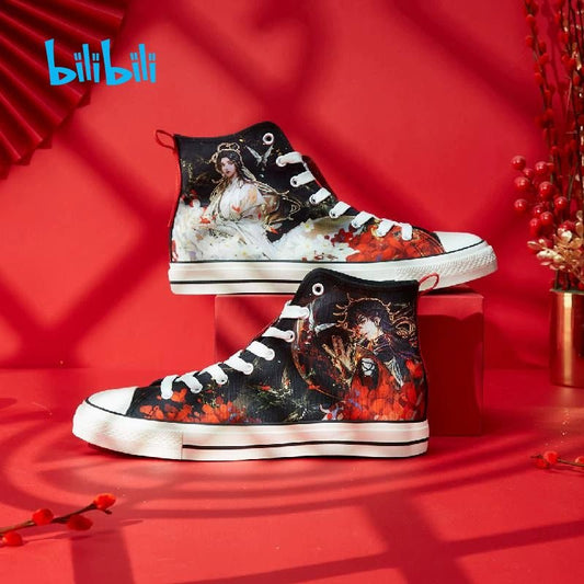 TGCF High-top Canvas Shoes Eerie Shadows and Elusive Trails 34986:485367