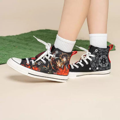 TGCF High-top Canvas Shoes Eerie Shadows and Elusive Trails 34986:485381