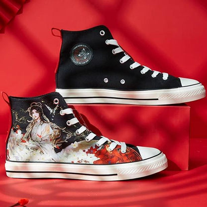 TGCF High-top Canvas Shoes Eerie Shadows and Elusive Trails 34986:485369
