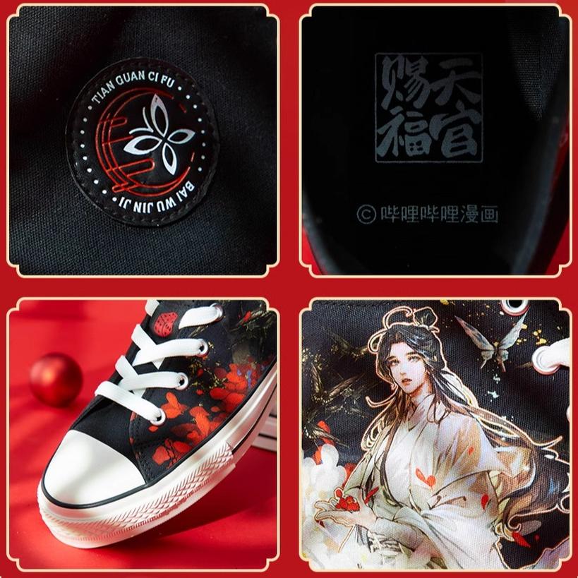 TGCF High-top Canvas Shoes Eerie Shadows and Elusive Trails 34986:485377
