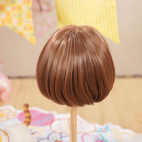20cm Cotton Doll Wig Bob Haircut Set 8372:455497