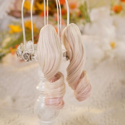 20cm Cotton Doll Wig Bun Hair and Pony Hair 8368:455461