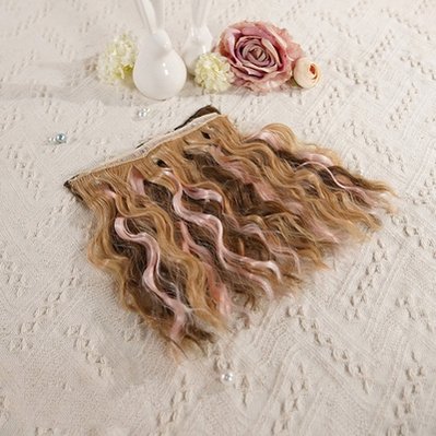 20cm Cotton Doll Wig Curly Hair Pieces 8362:455691